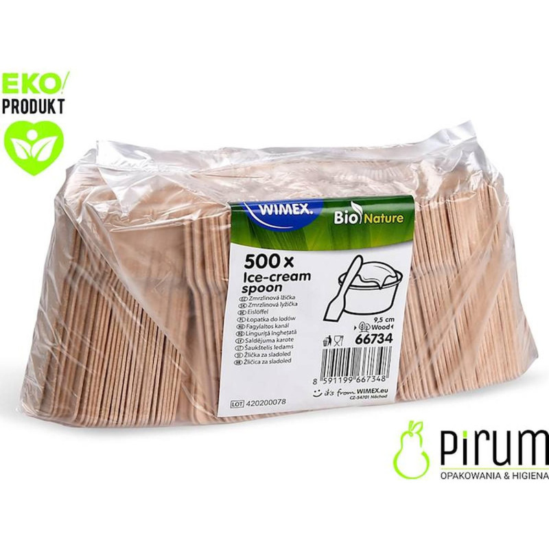 Karotes koka saldējumam 9,5cm 500gab [20]