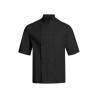 Chef jacket, black, S size , short sleev