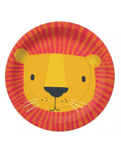 LION MASK БУМАГА  ТАРЕЛКИ...