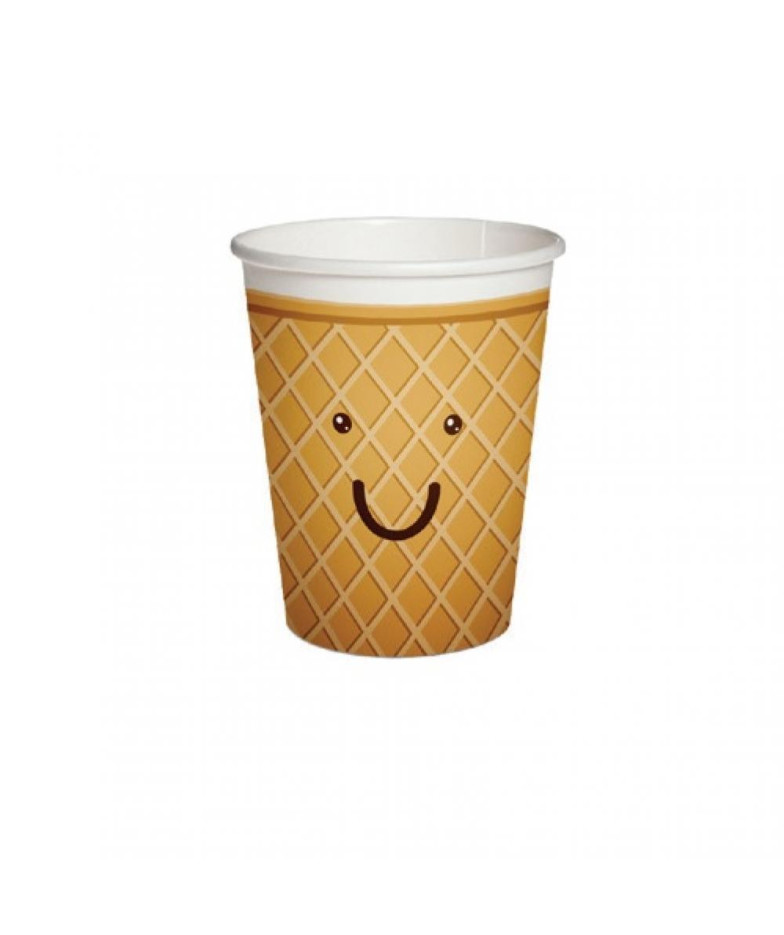 ICE CREAM БУМАГА  СТАКАН S 250ML 10ШТ. , Paw Decor Collection