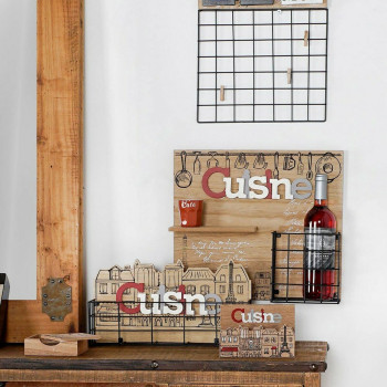 Salvešu Turētājs DKD Home Decor Cusine Daudzkrāsains Koks Koks MDF 16 x 11 x 5 cm