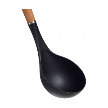 Šaukštas maišymui Kinvara buko mediena 8 x 3 x 32,5 cm Ruda Juoda