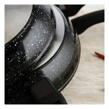 Teflona panna Quid Estelar Melns Metāls,22 cm