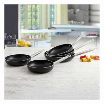 Teflona panna Quid Pro Chef Melns Metāls Tērauds,32 cm