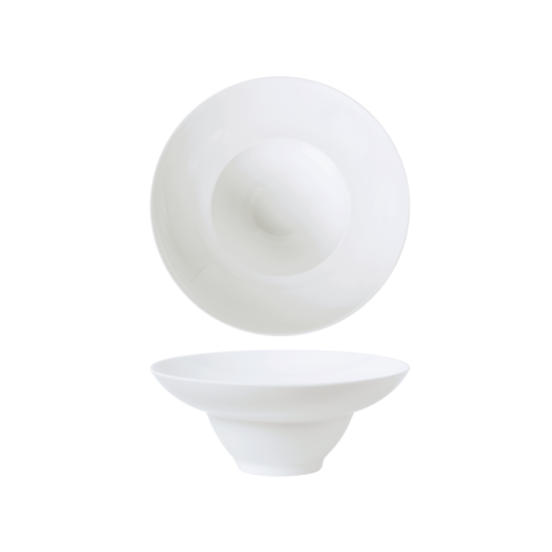 FINE PLUS DZIĻAIS PLATE  AR MALU 21CM, WHITE , PORCELĀNS, Leela Baralee