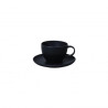 FINE PLUS SATIN Cup  250ML, black , PORCELĀNS, Leela Baralee