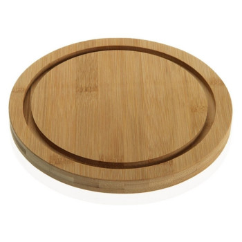 Tray with lid Versa Transparent Bamboo polystyrene