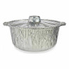Saucepans Kinvara 66106 Silver Disposable With lid Pan