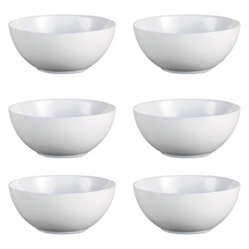 Bļodu komplekts Luminarc Diwali Balts Stikls (18 cm) (6 pcs)