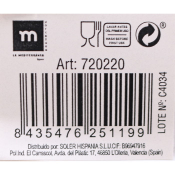 Paplāte La Mediterránea Yummy Balts Porcelāns 35,3 x 12 x 5 cm (35,3 x 12 x 5 cm)