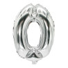 "FOLLIJA BALONS ""0"" 35X20CM, SUDRABA KR., 0.012KG/IEP", Pap Star