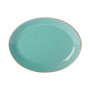 SEASONS TURQUOISE oval  plate  30cm, Porland