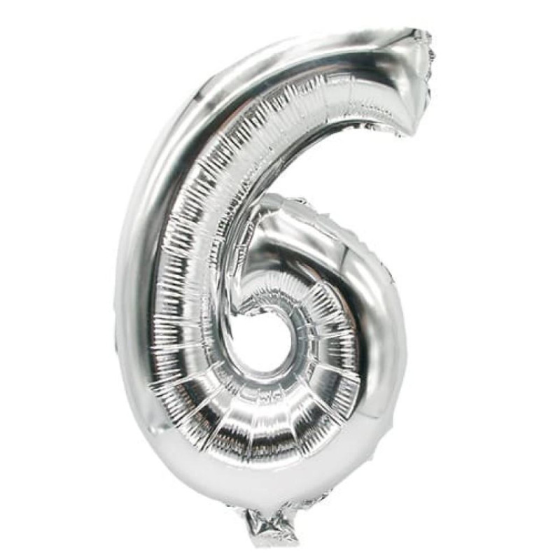 "FOLLIJA BALONS ""6"" 35X20CM, SUDRABA KR., 0.012KG/IEP", Pap Star