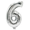 "FOLLIJA BALONS ""6"" 35X20CM, SUDRABA KR., 0.012KG/IEP", Pap Star