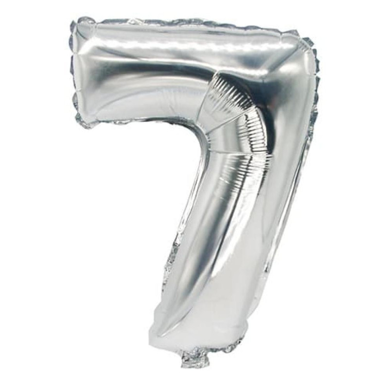 "FOLLIJA BALONS ""7"" 35X20CM, SUDRABA KR., 0.012KG/IEP", Pap Star