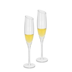 Set of champagne glasses...