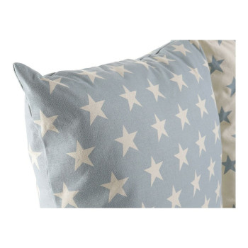 Pagalvėlė DKD Home Decor Mėlyna 60 x 10 x 60 cm Žvaigždės Balta (2 vnt.),,,