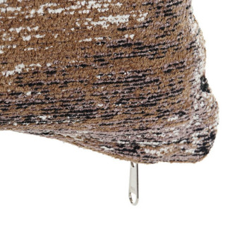 Pagalvėlė DKD Home Decor 8424001832477 Juoda Rusvai gelsva Šviesiai rudas Kvadratai Arabas 45 x 12 x 45 cm,,,