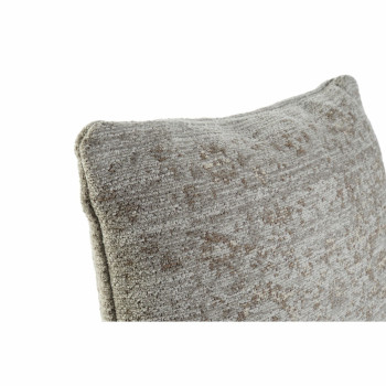 Pagalvėlė DKD Home Decor Plastmasinis Šviesiai rudas Stačiakampis Kvadratai Arabas 45 x 12 x 45 cm,,,