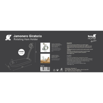 Saliekams Bekona Statīvs Bambuss (48 x 18,5 cm)