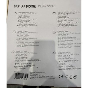 Digitaalsed Vannitoakaalud TM Electron Valge,,,