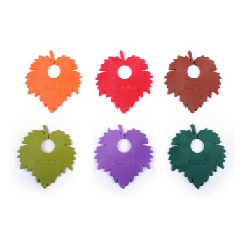 Vīna Glāzes Identificētājs Koala Koala_66260000 (6 pcs) Plastmasa 6 Daudzums 5,5 cm