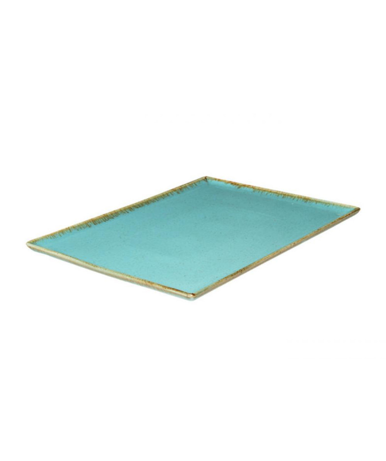 SEASONS TURQUOISE ПРЯМОЙ ūrveida тарелка  35X25cm, Porland