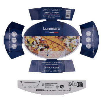 Форма для выпечки Luminarc Smart Cuisine Белый Cтекло 34 x 25 cm