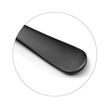 Magustoidulusikas Amefa Austin Must 18,5 cm 18,5 cm - 2,5 mm 12 Ühikut