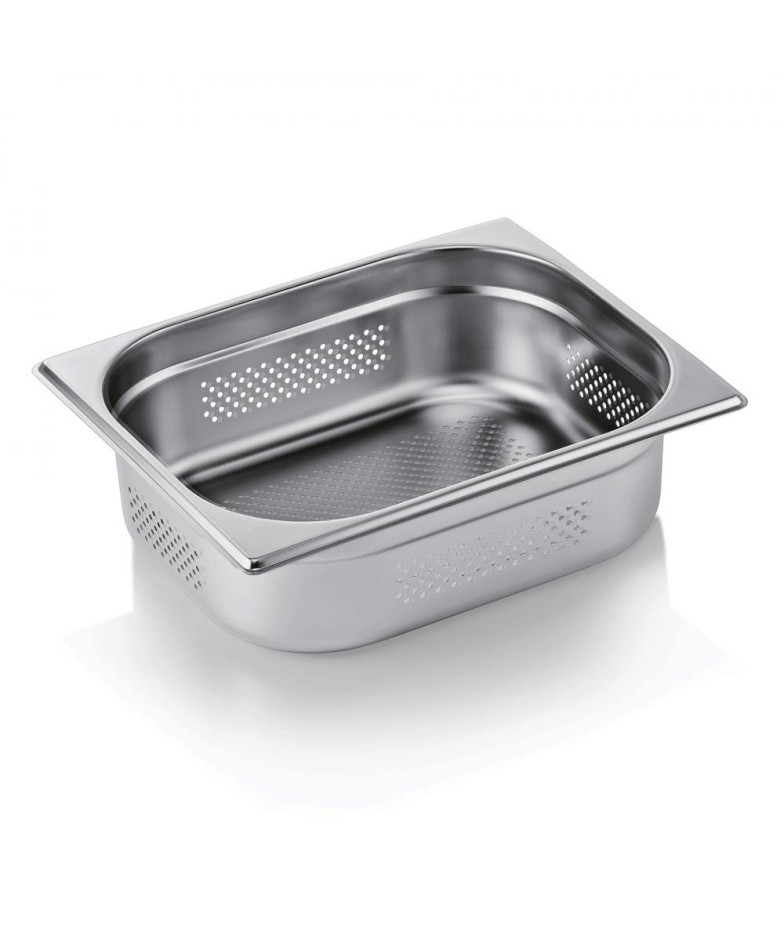 GN 1/2 CAPACITY  100MM, PERFORĒTS, N/T, WAS