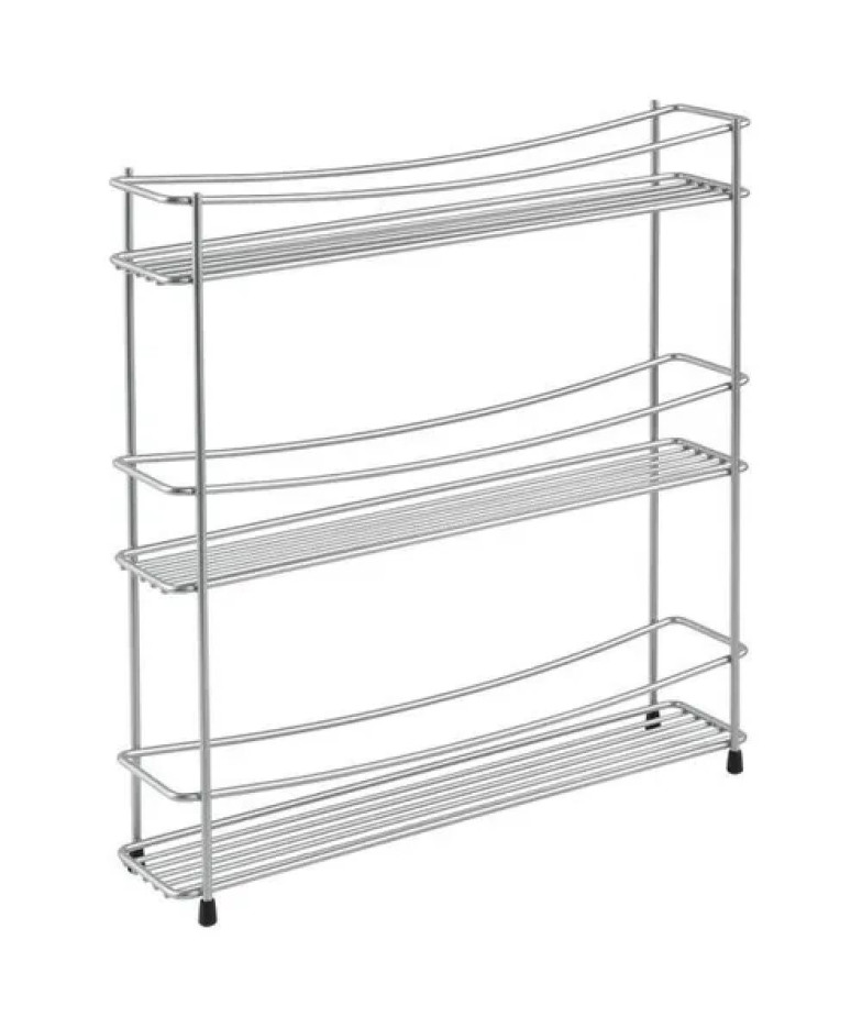 KUMINO PLAUKTS GARŠVIELĀM 33x7x37CM, 3-STĀVI, POLYTHERM PĀRKLĀJUMS, N/T, Metaltex