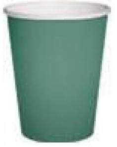 MONOCOLOR GREEN PAPER  CUP...