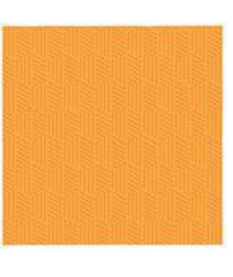 NAPKINS  33X33CM INSPIRATION TEXTURE ORANGE, Paw Decor Collection