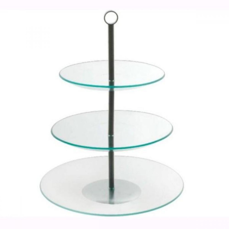 ETAŽIERIS, 3-STĀVU, D21, 25, 30CM, glass