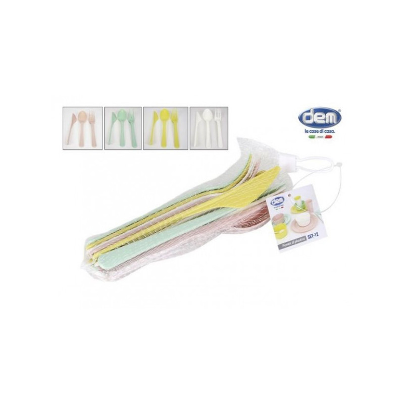 Stalo įrankių plast. 12vnt rink. DEM