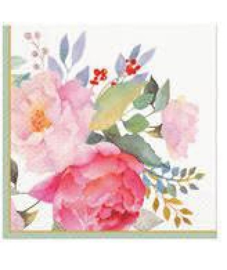 SALVETES 33X33CM TENDER BOUQUET, Paw Decor Collection