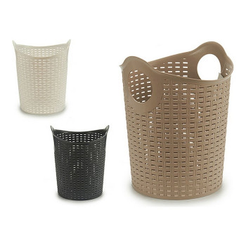 Multi-purpose Plastic Basket Kipit Rattan White Brown Black Plastic 15 L,,,