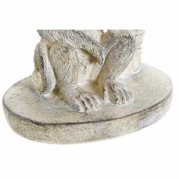Dekoratyvinė figūrėlė DKD Home Decor Balta Beždžionė Tropinis Atskirtas 15 x 12 x 29 cm,,,