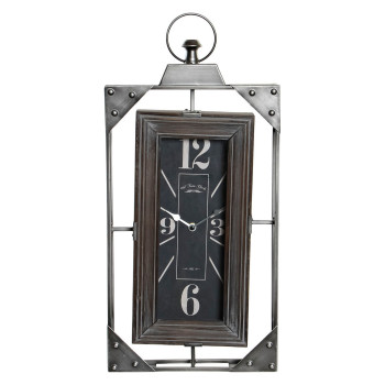 Sieninis laikrodis DKD Home Decor Loft Medžio (29 x 6.5 x 61 cm),,,