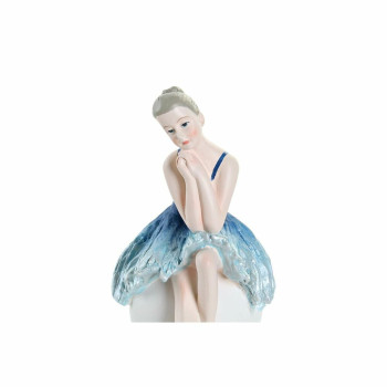 Dekoratīvās figūriņas DKD Home Decor Zils Romantiski Baletdejotājs 8,5 x 13 x 14,5 cm,,,