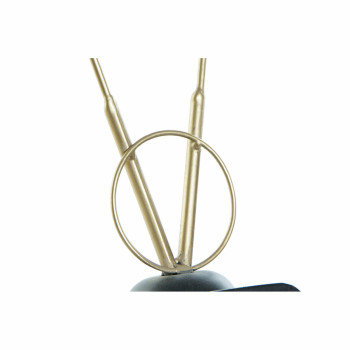 Stalinis laikrodis DKD Home Decor Juoda Auksinis Vintage,,,