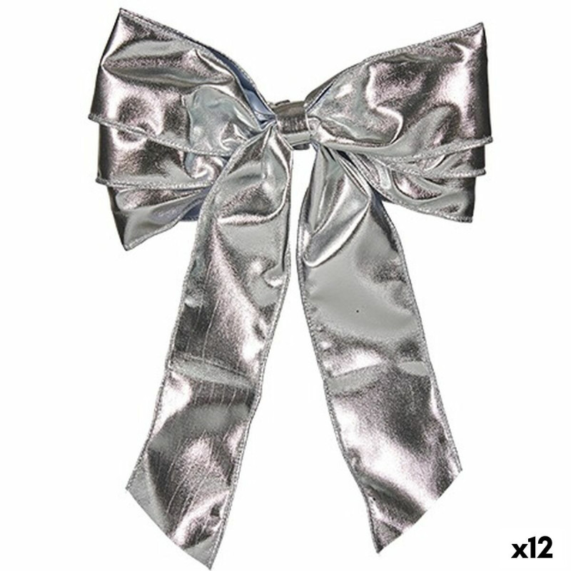 Cilpas Krist+ HJ112096 Sudrabains 30 x 4 x 20 cm 21 x 45 x 4 cm Ziemassvētku Nieciņš (12 gb.),,,