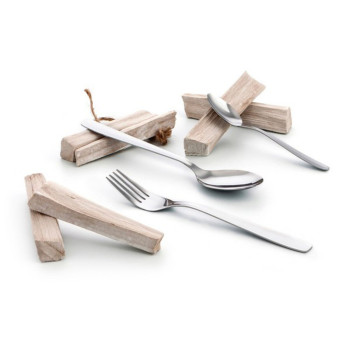 Karošu Komplekts Quid Hotel Metāls Nerūsējošais tērauds 19,5 cm 12 gb.