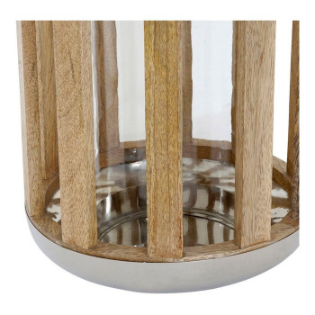 Lantern DKD Home Decor Silver Wood Metal (22 x 22 x 32 cm),,,