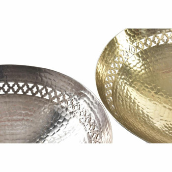Galda rotājums DKD Home Decor Varš Bronza Alumīnijs 34 x 34 x 20 cm (2 gb.),,,