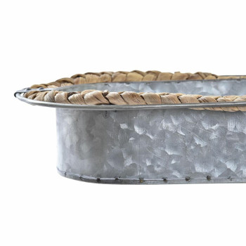 Galda rotājums DKD Home Decor Brūns Pelēks Dzelzs 51 x 26 x 7 cm (2 gb.),,,