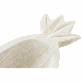 Galda rotājums DKD Home Decor Brūns Paulovnijas koks 39 x 16 x 5 cm,,,