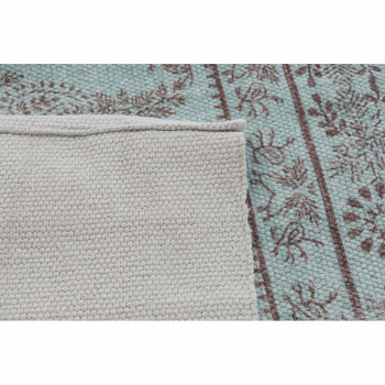 Kilimas DKD Home Decor 120 x 180 x 0,4 cm Mėlyna Poliesteris Žalia Arabas (2 vnt.),,,