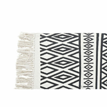 Carpet DKD Home Decor Black White (120 x 180 x 0,7 cm),,,