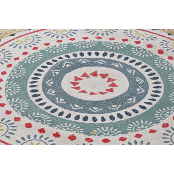 Kilimas DKD Home Decor Ruda Spalvotas (120 x 120 x 0,75 cm),,,